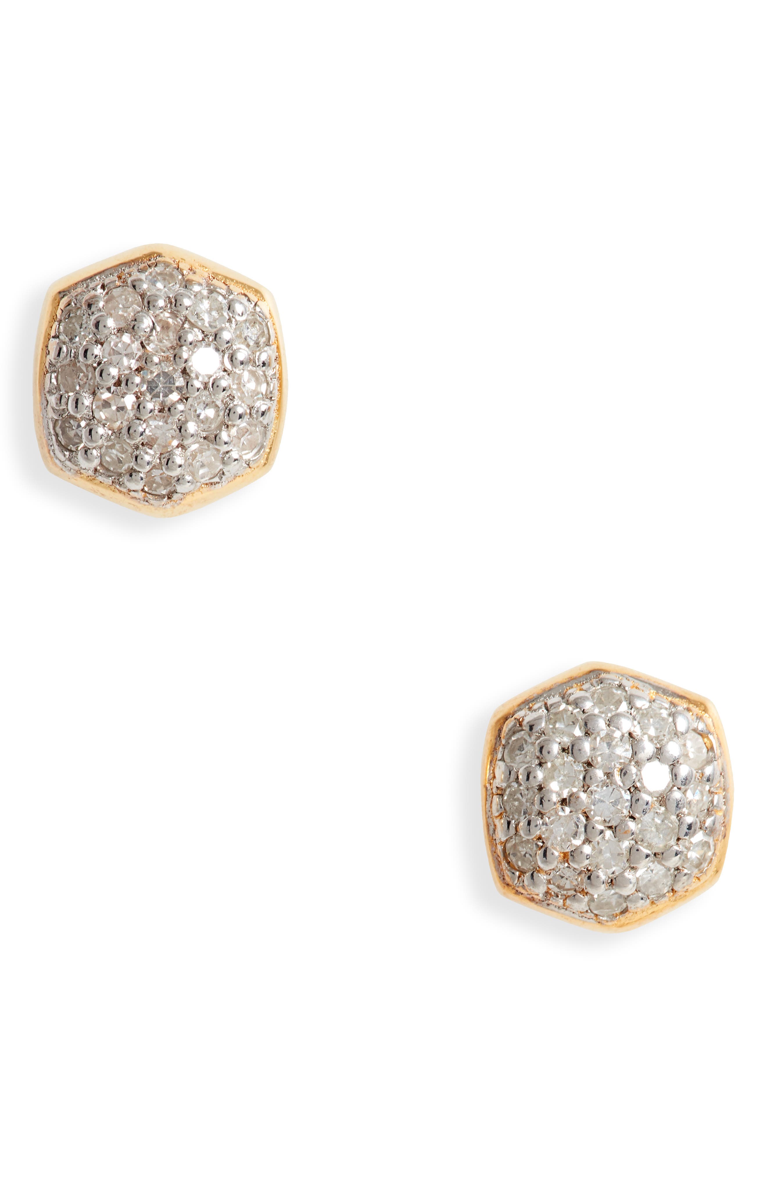 kendra scott diamond studs