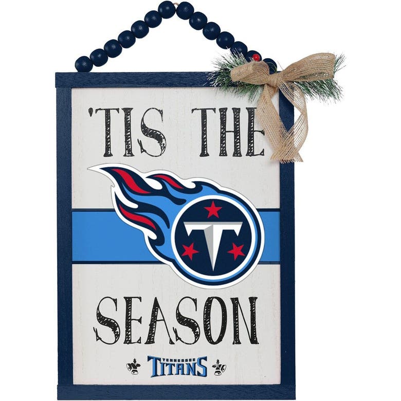 Foco Tennessee Titans 'tis The Season Sign In Blue