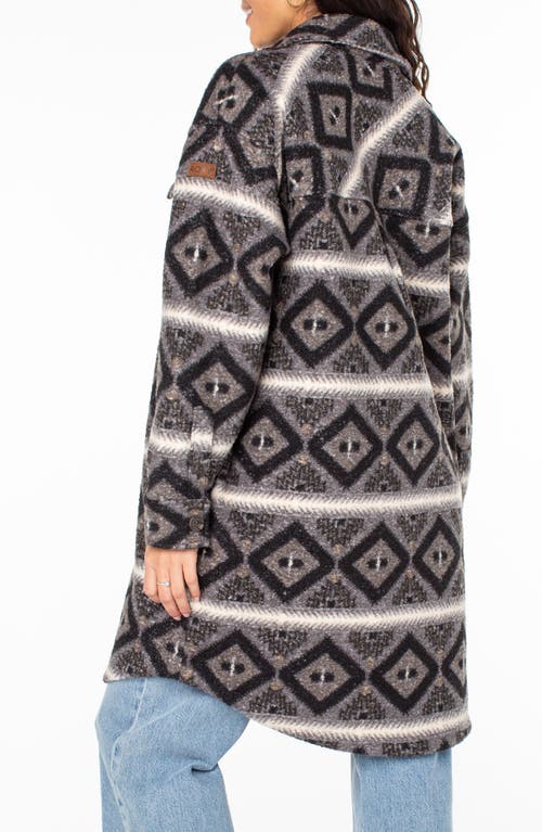 Roxy Walkabout Coat In Phantom