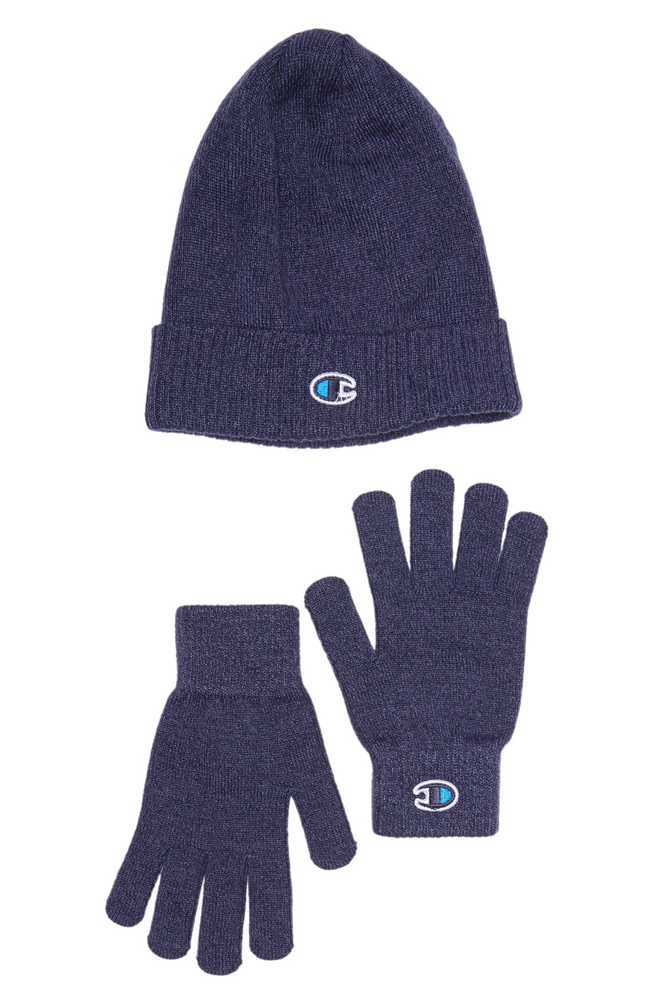 Champion Marled Beanie \u0026 Gloves 3-piece 