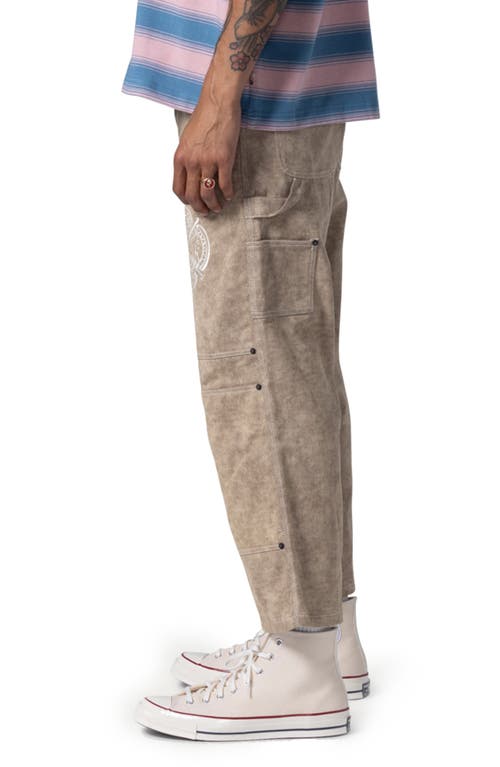 Shop Honor The Gift Washed Cotton Twill Carpenter Pants In Tan