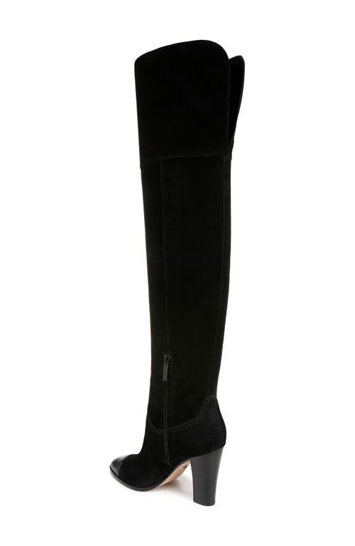 Shop Veronica Beard Conrad Over The Knee Boot In Black/black