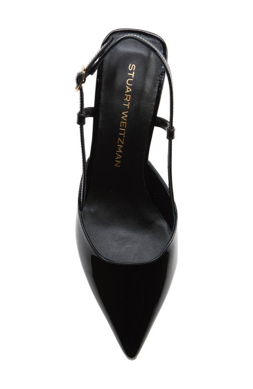 Shop Stuart Weitzman Vinnie 50 Slingback Pump In Black