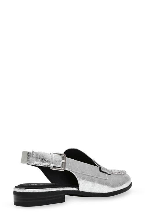 Shop Anne Klein Believer Slingback Loafer In Silver