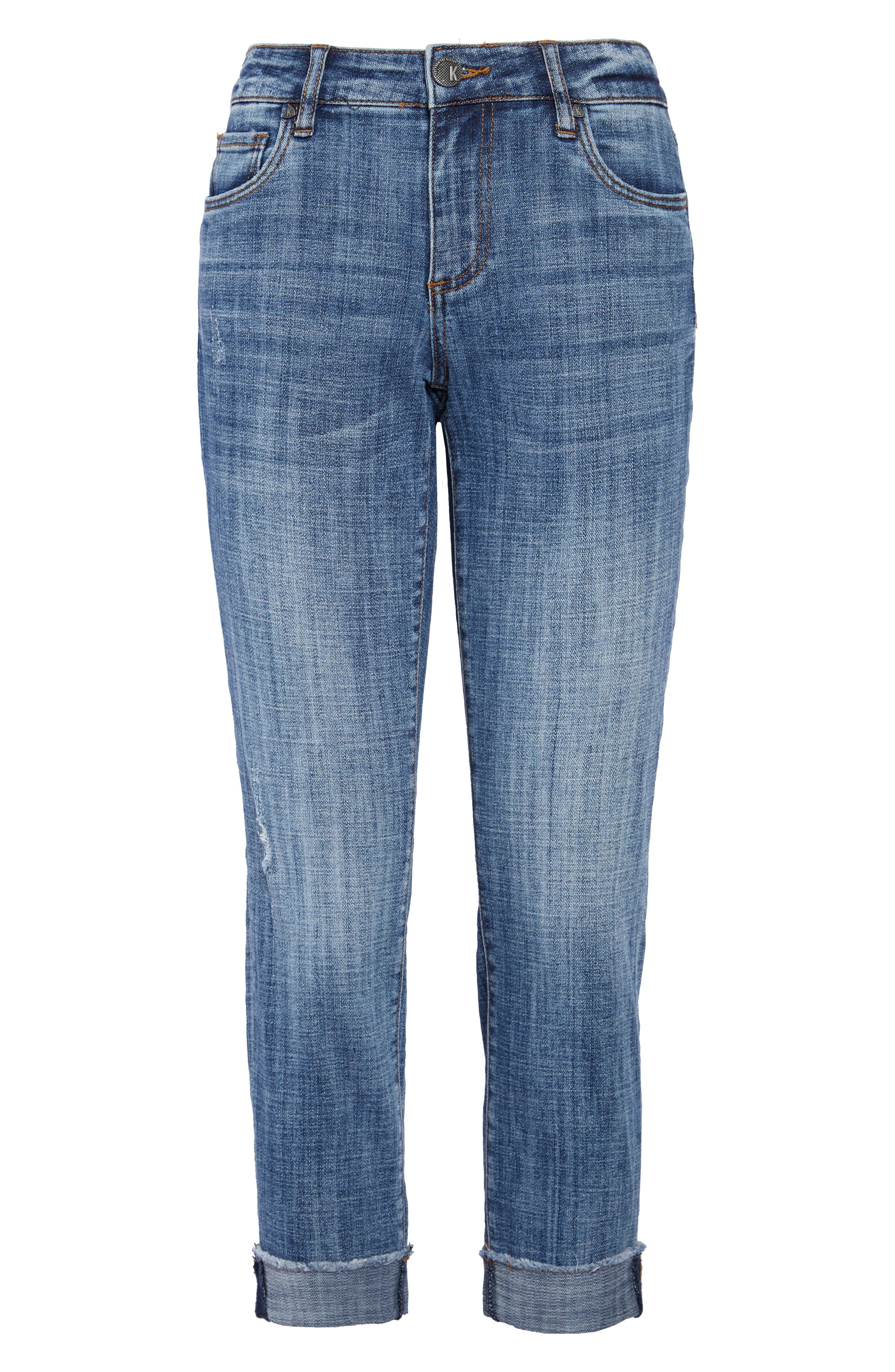 petite cropped straight leg jeans
