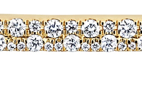 Shop Bony Levy Diamond Bangle In 18k Yellow Gold/diamond