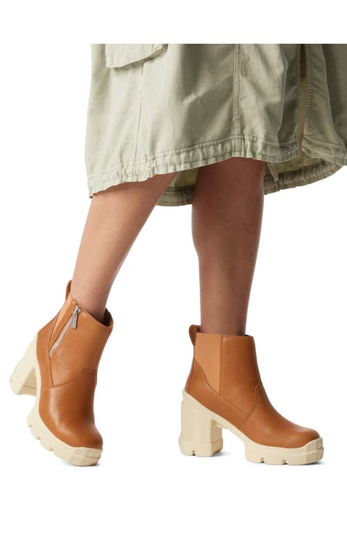 Sorel Caribou X Chelsea Boot In Tawny Buff/honey White
