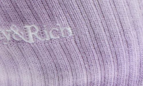 Shop Sporty And Rich Sporty & Rich Easter Egg Tie Dye Serif Logo Crew Socks