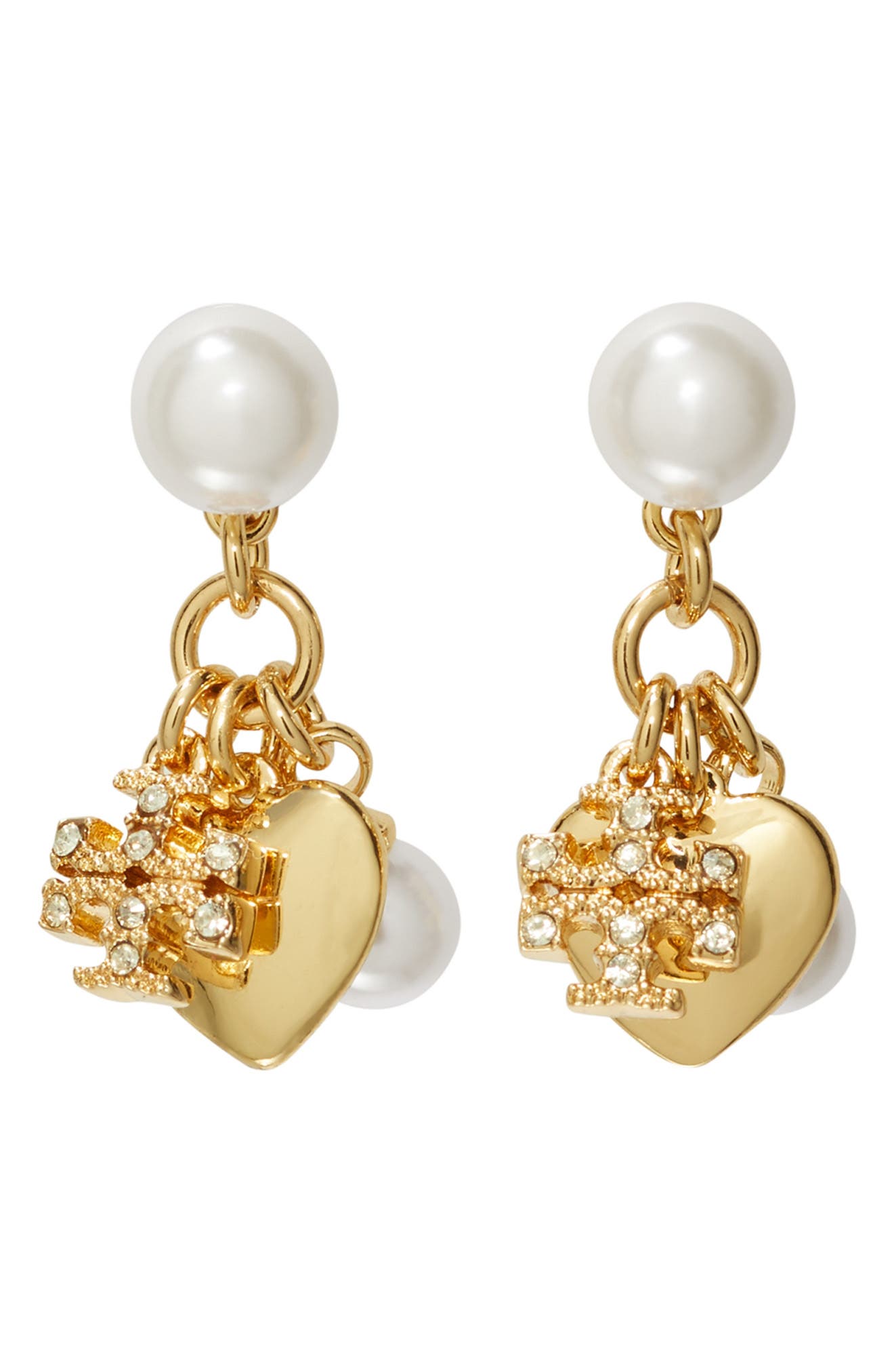 tory burch pearl earrings nordstrom