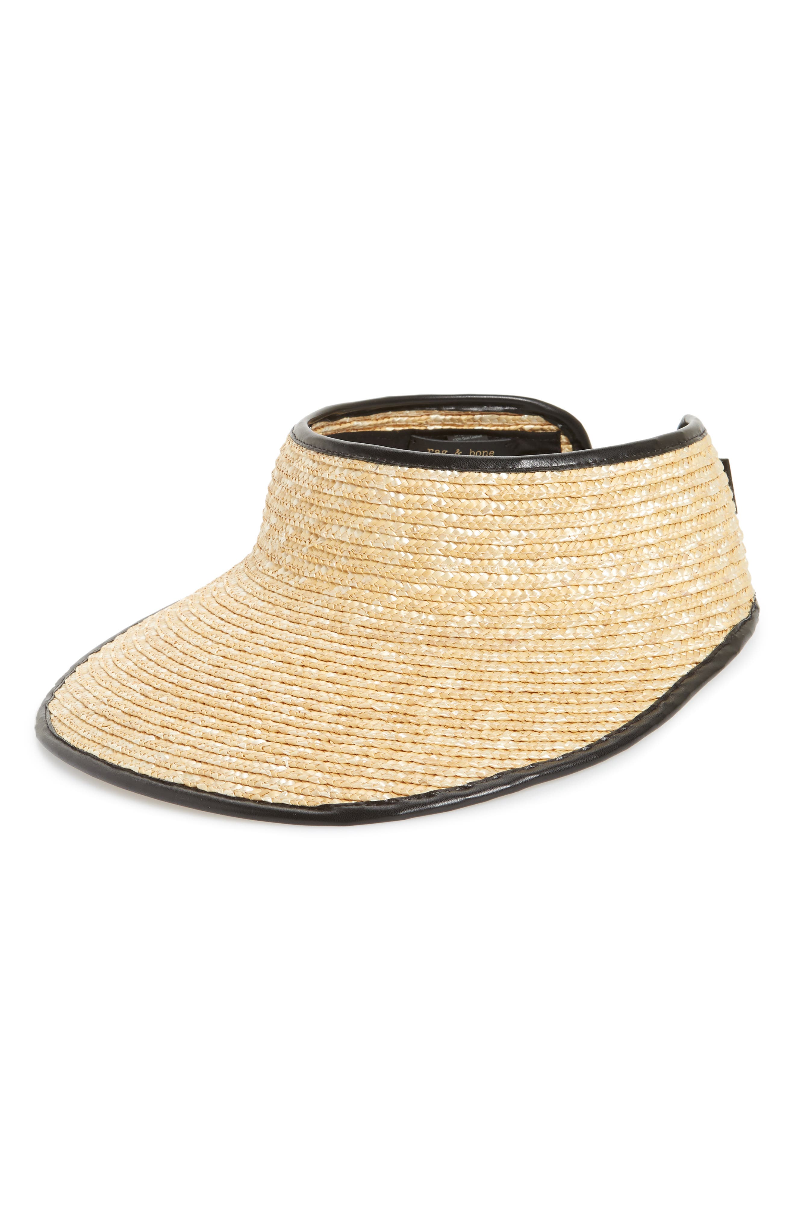 rag and bone straw visor