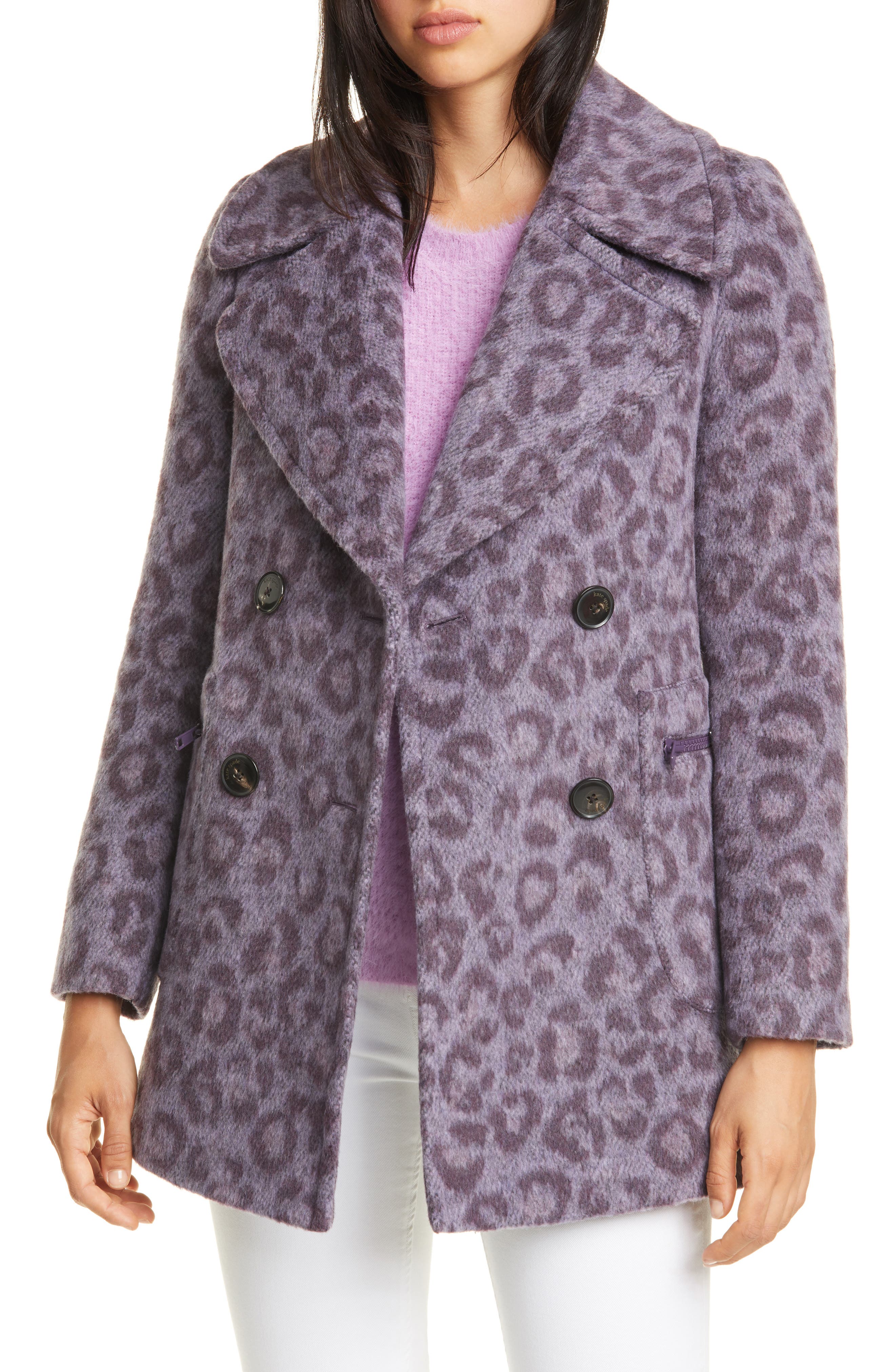 kate spade purple leopard