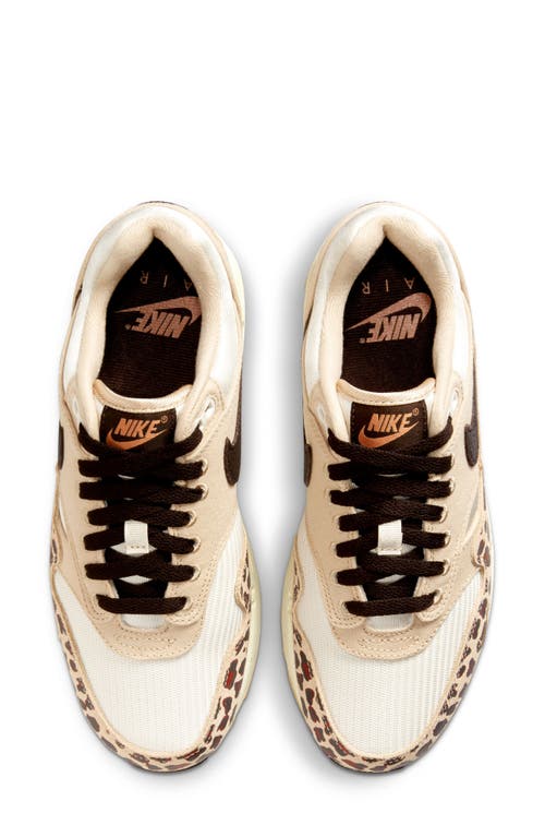 Shop Nike Air Max 1 '87 Sneaker In Sesame/velvet Brown