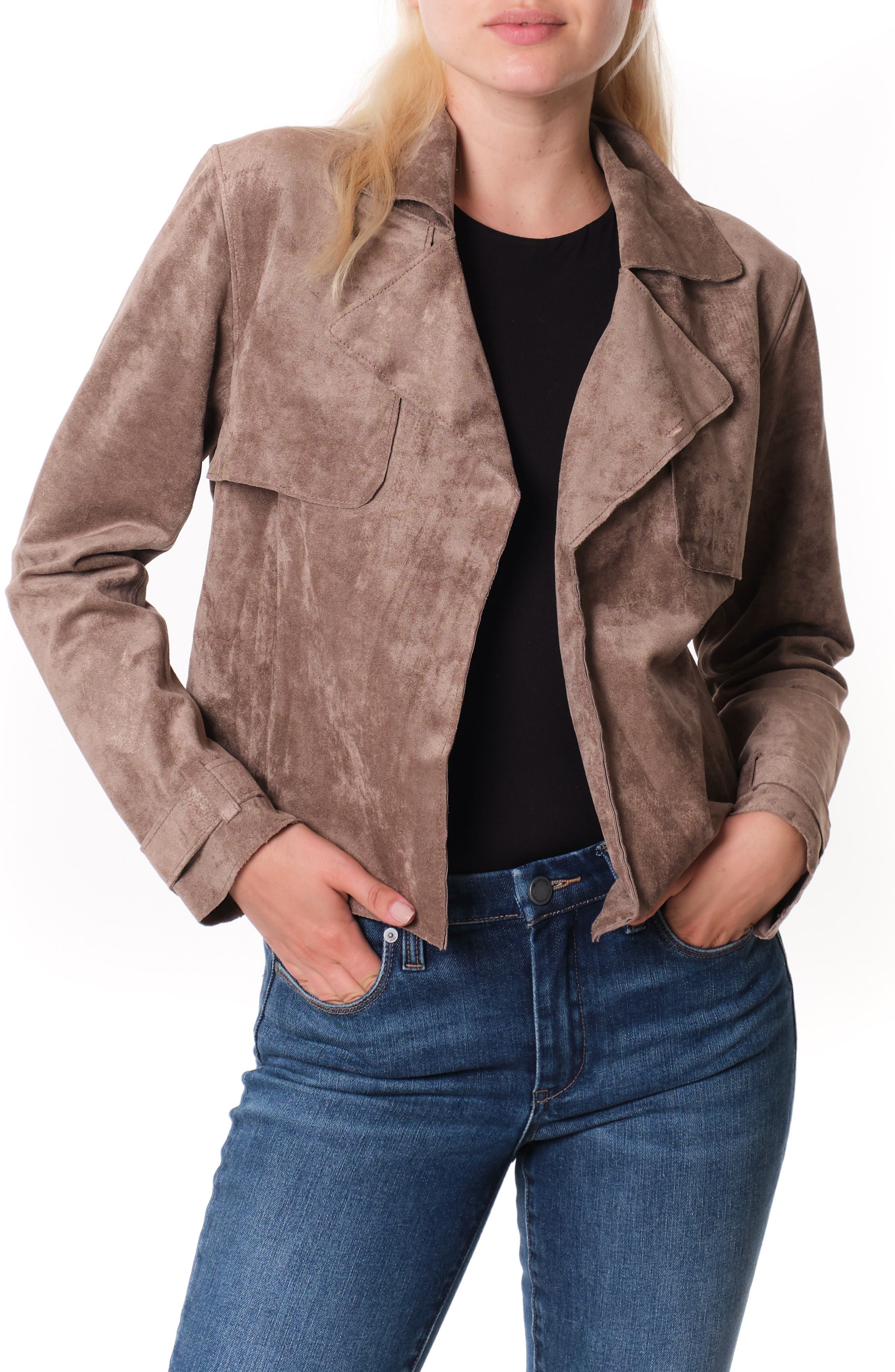 nordstrom faux suede jacket