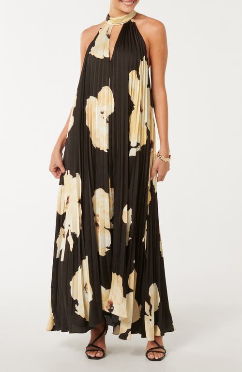 Saylor Floral Pleated Maxi Dress in Amery Floral