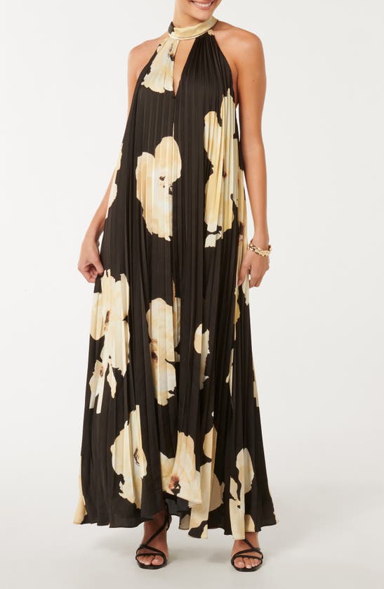 Ever New Saylor Floral Pleated Maxi Dress In Amery Floral