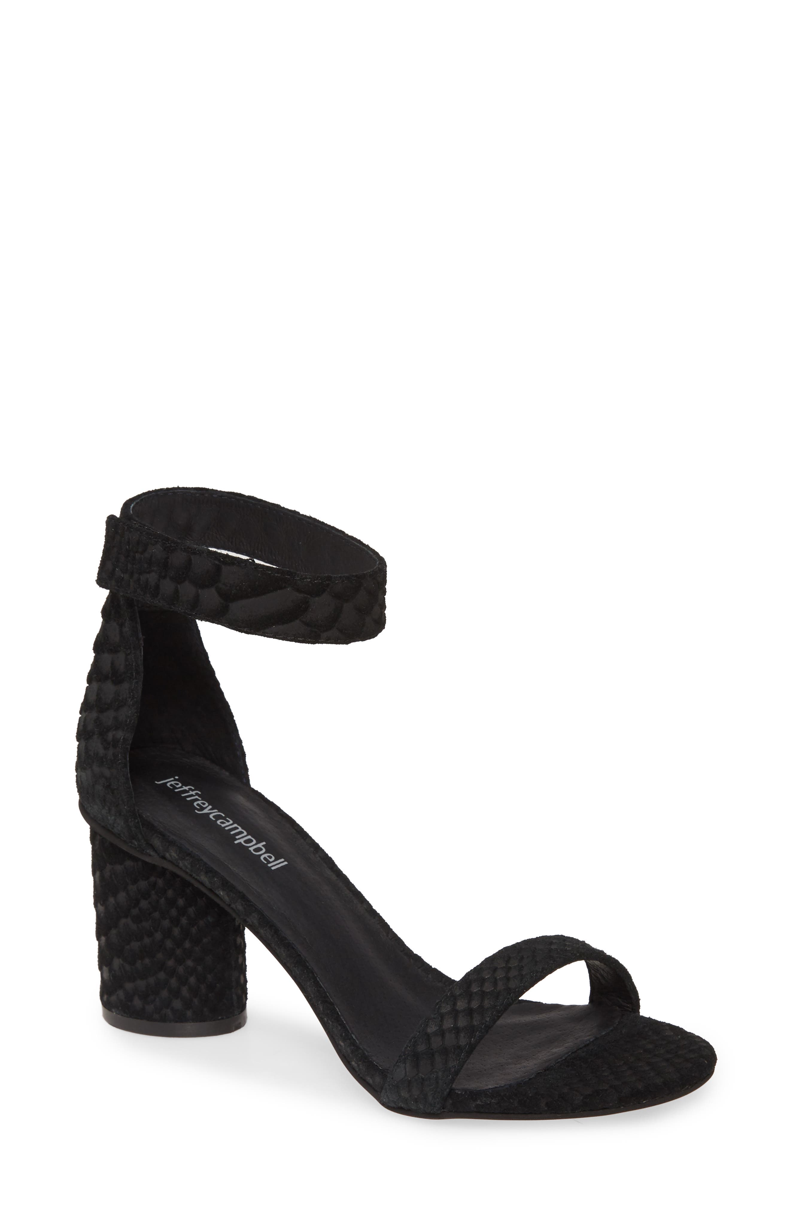 jeffrey campbell black sandals