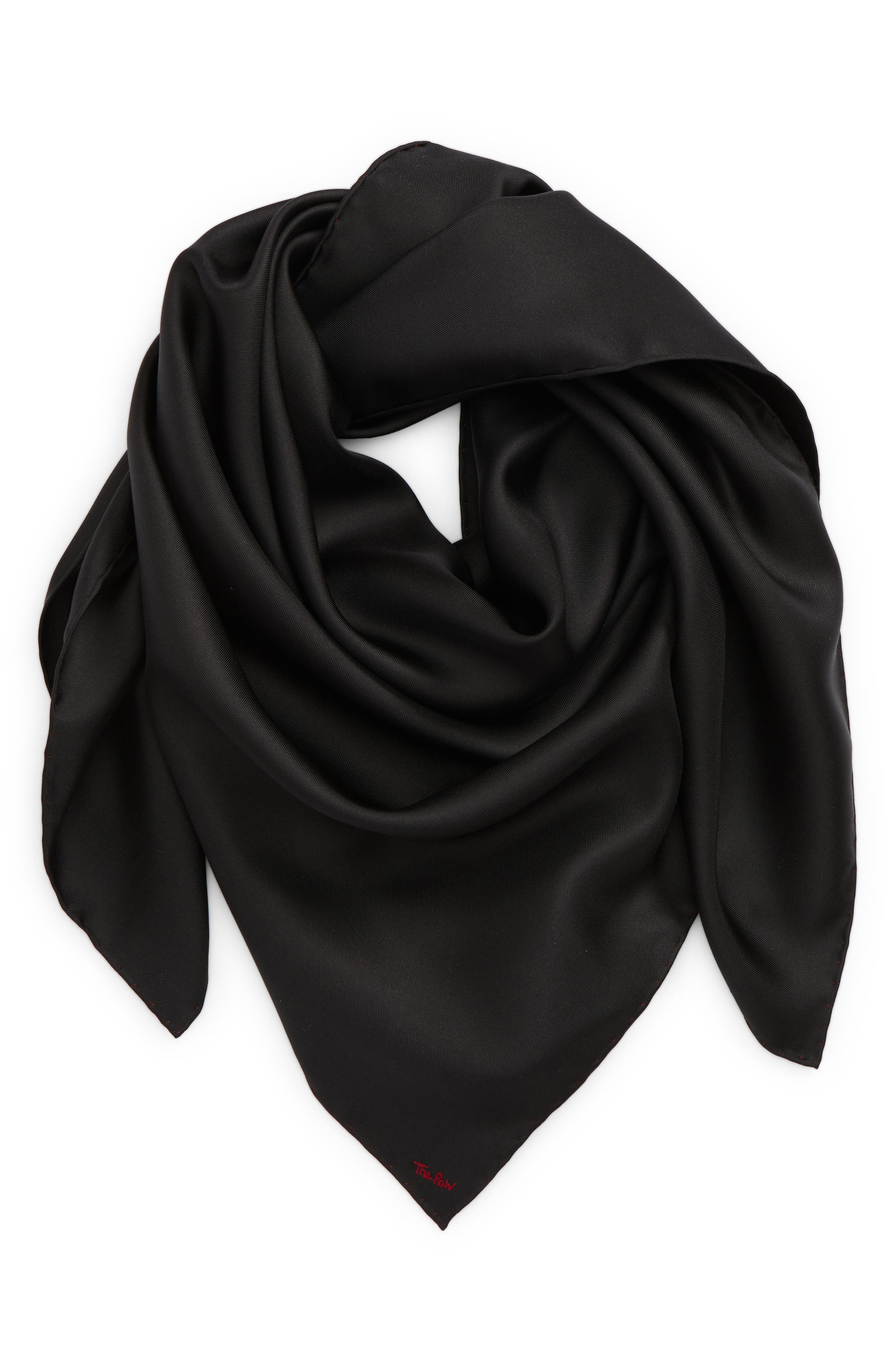 The Row Margault Logo-Print Silk Scarf