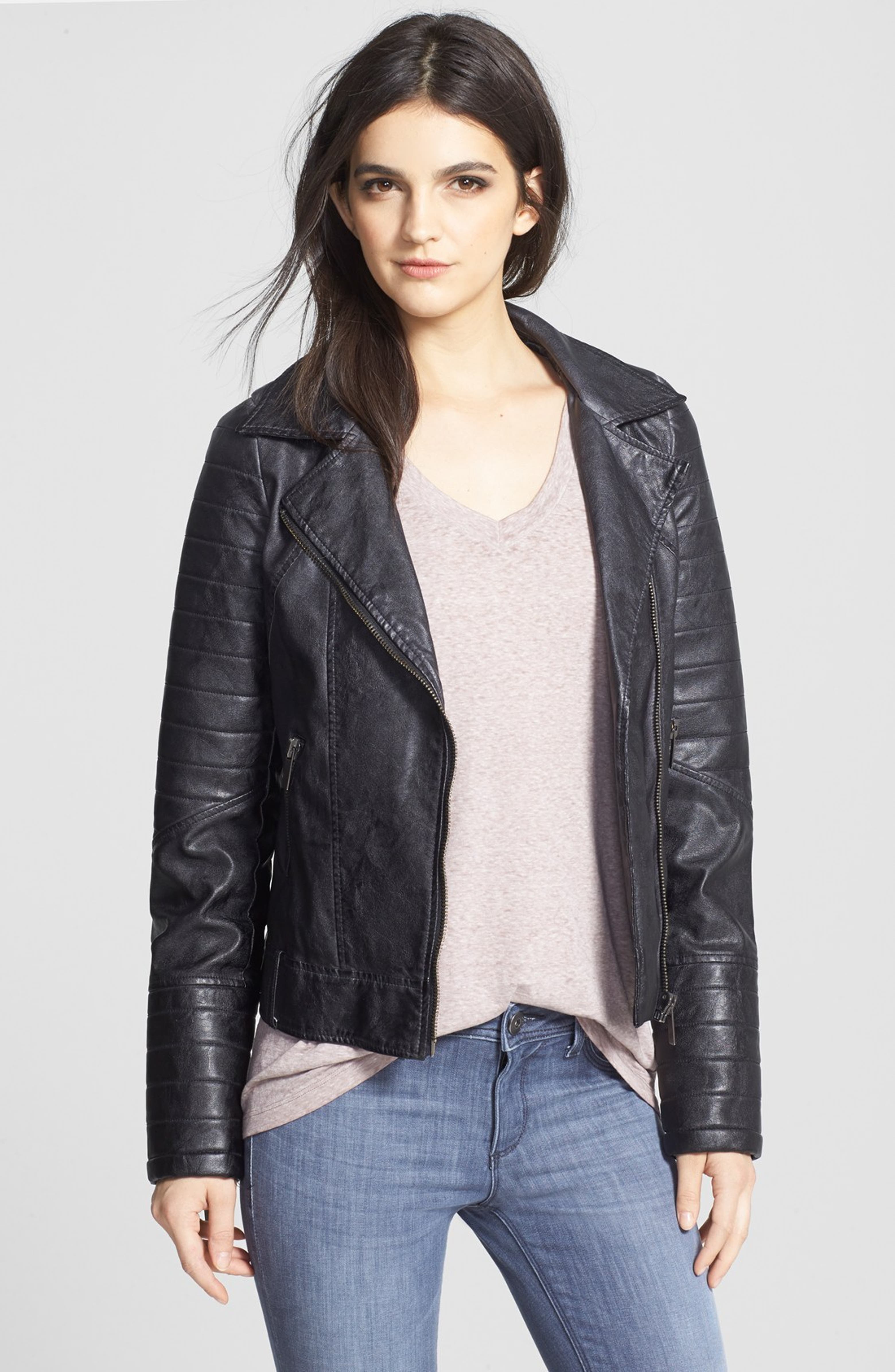 Buffalo by David Bitton 'Nyxie' Faux Leather Moto Jacket | Nordstrom