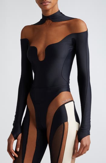 Illusion bodysuit hot sale