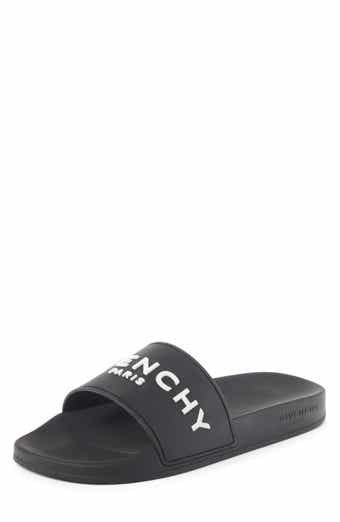 Versace Logo Jacquard Slide Sandal in Beige Brown at Nordstrom, Size 12Us