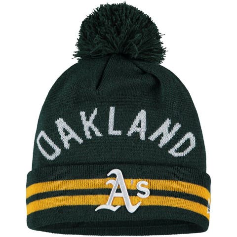 Oakland Raiders TEAM-SCRIPT Brown-White Knit Beanie Hat by Twins