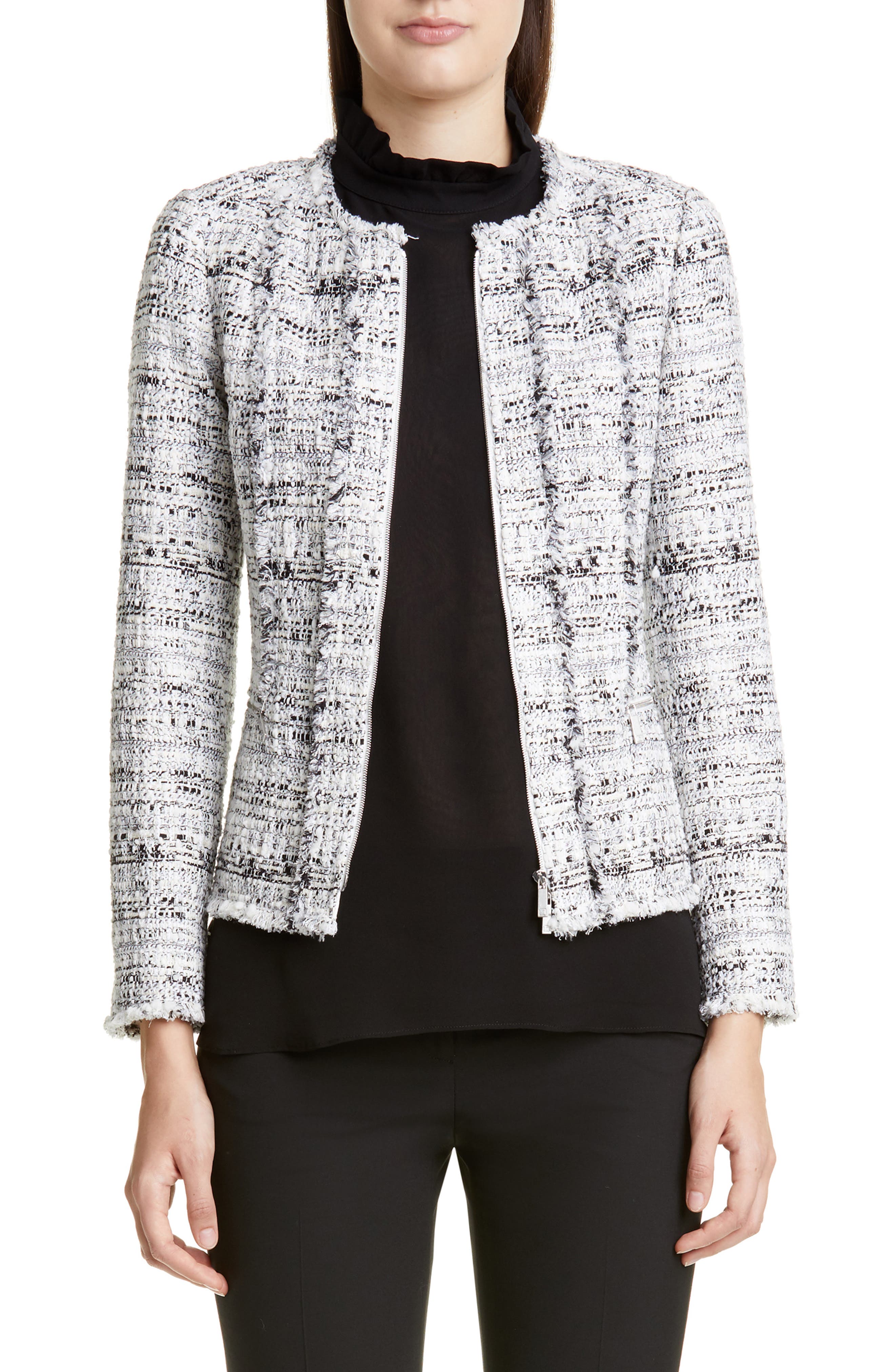 Lafayette 148 Noelle Tweed Jacket In 