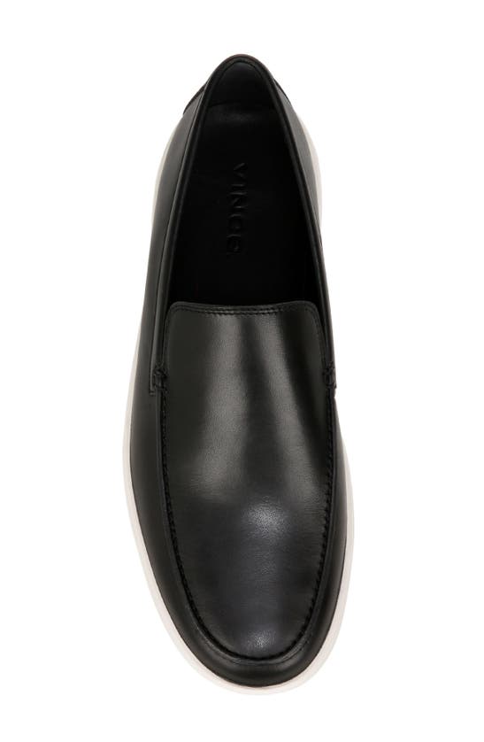 Vince Toren Slip On Loafers In Black