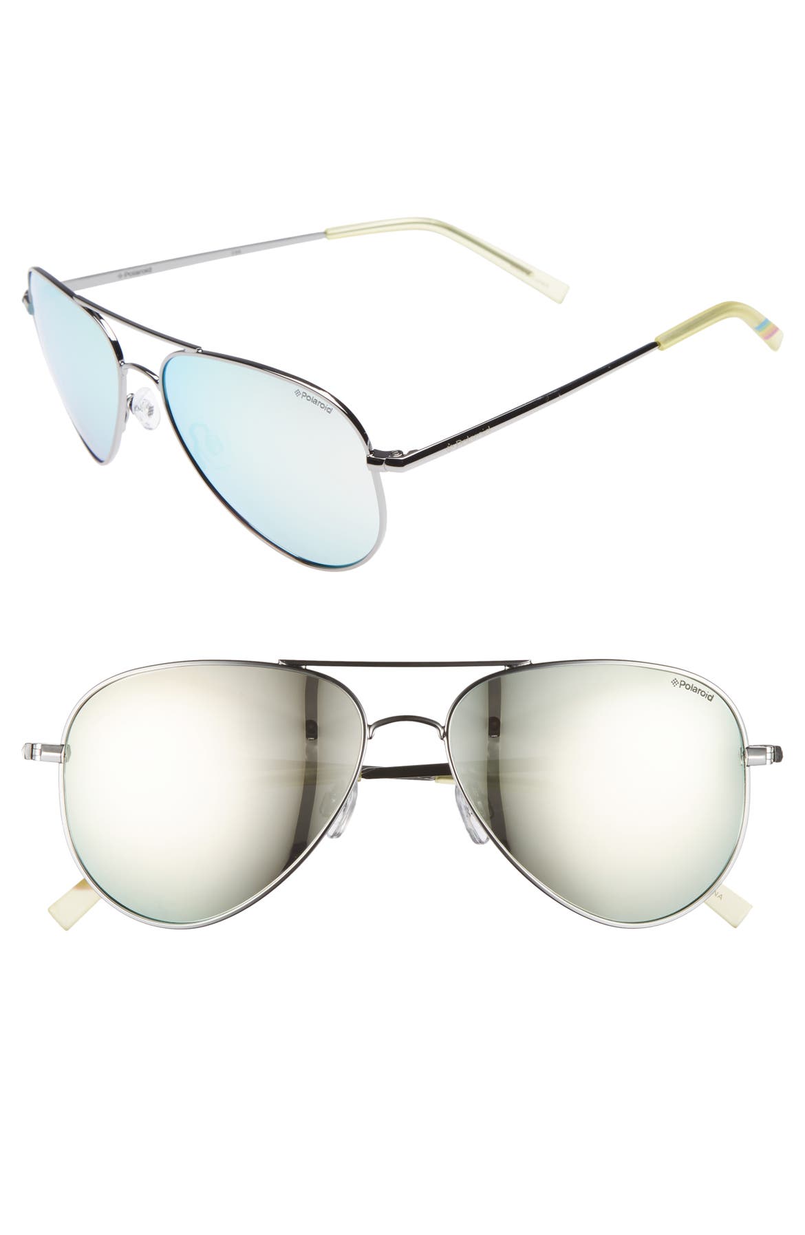Polaroid Polarized Sunglasses Aviator Polaroid 56mm Polarized Aviator Sunglasses | Nordstrom