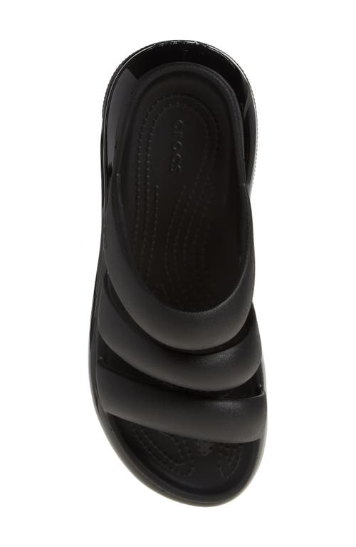 Shop Crocs Mega Crush Platform Wedge Sandal In Black