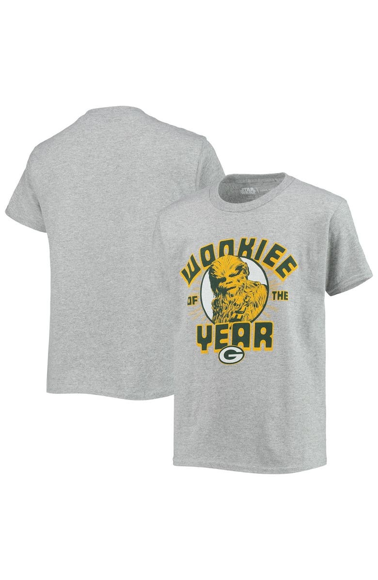 Junk Food Youth Junk Food Heathered Gray Green Bay Packers Star Wars Wookie Of The Year T Shirt Nordstrom Junk Food Youth Junk Food Heathered Gray Green Bay Packers Star Wars Wookie Of The Year T Shirt Nordstrom