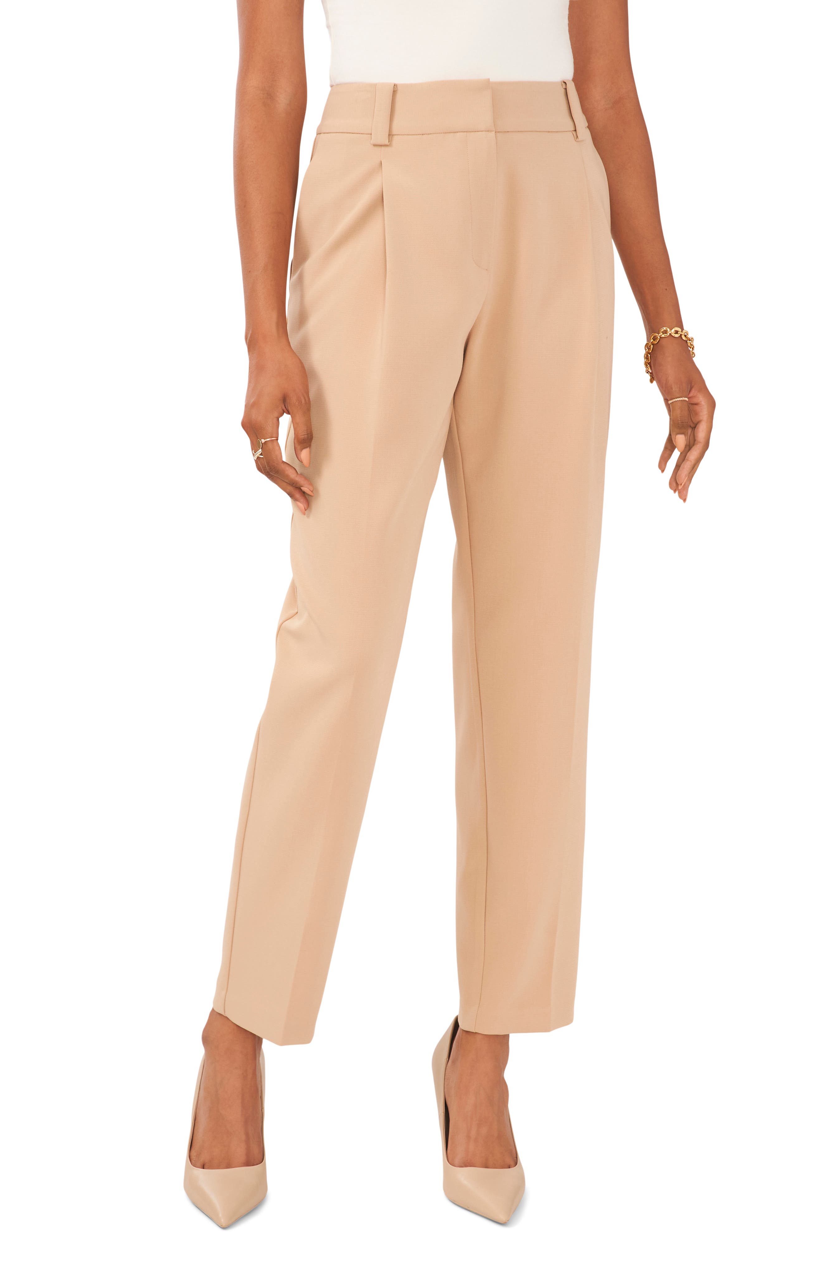 Womens Clothing Trousers Slacks and Chinos Straight-leg trousers Coperni Synthetic Knit Belted Trouser in White 