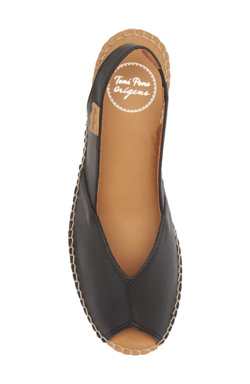 Toni Pons Bernia Espadrille Wedge In Negre/black