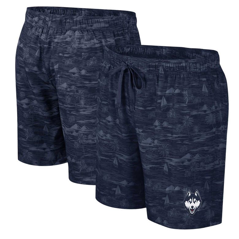Shop Colosseum Navy Uconn Huskies Ozark Swim Shorts