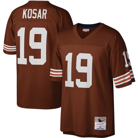 Men's Cleveland Browns Jim Brown Mitchell & Ness Brown Legacy Replica Jersey