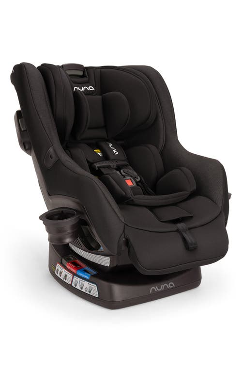 Nuna RAVA Flame Retardant Free Convertible Car Seat in Caviar at Nordstrom