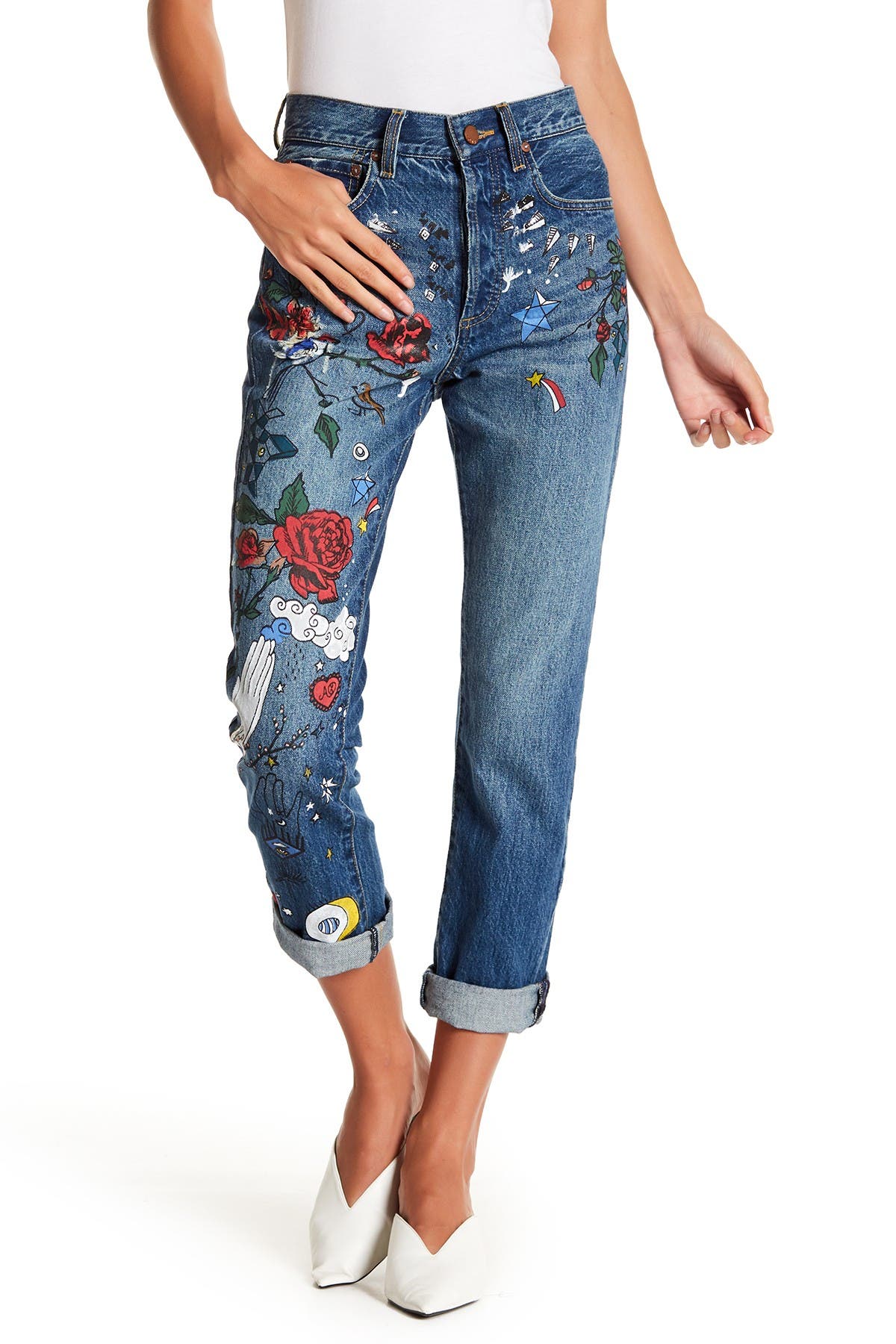 alice and olivia jeans