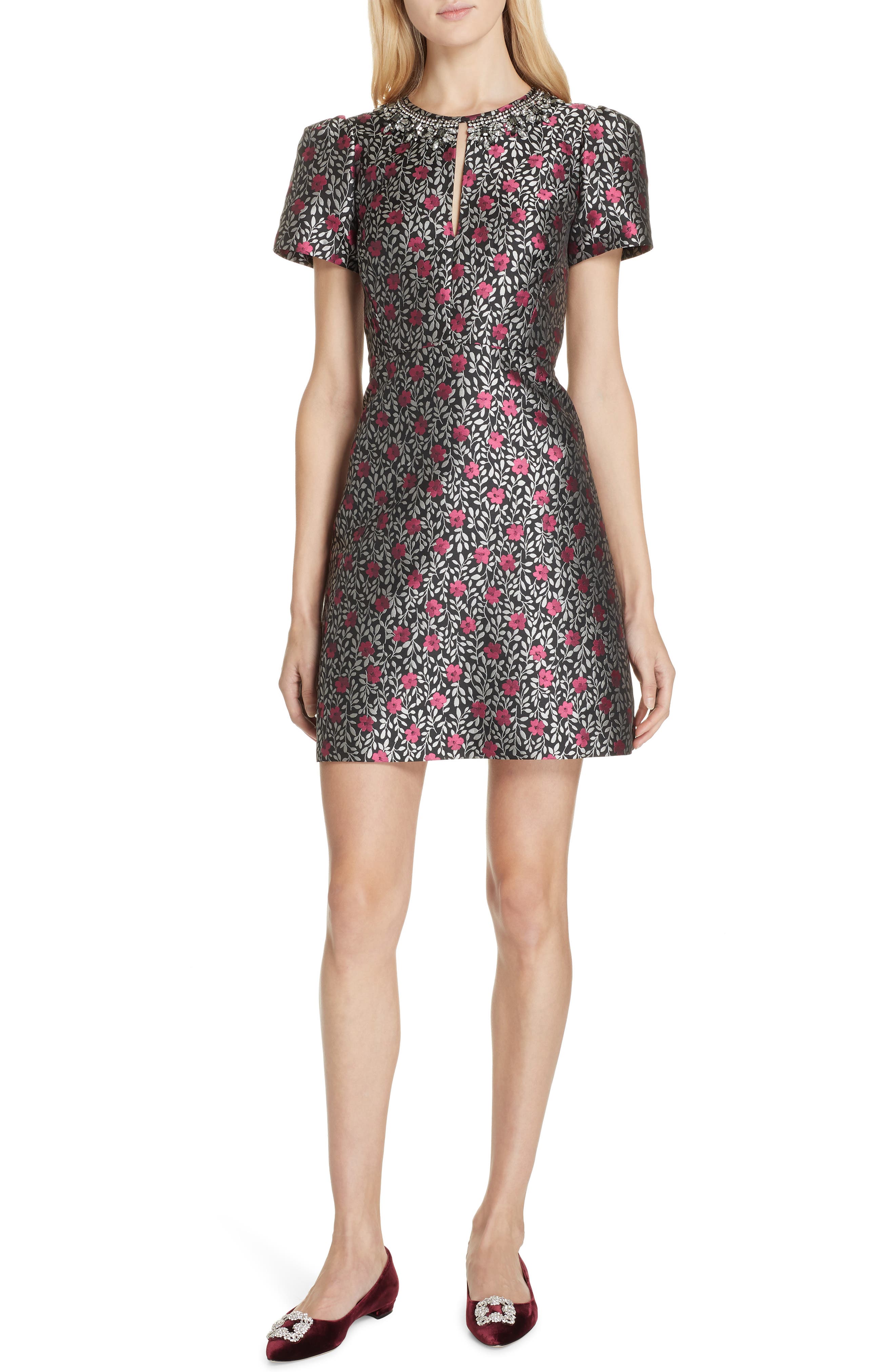 kate spade floral park dress