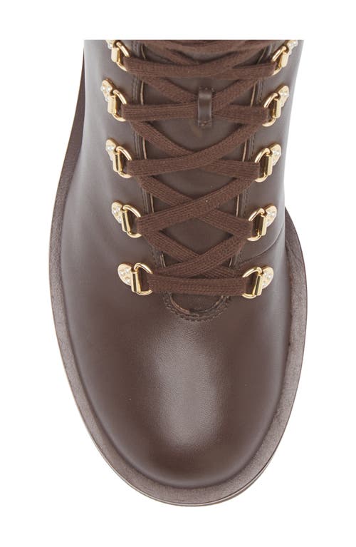 Stuart Weitzman Sussex Hiker Boot In Walnut Tonal