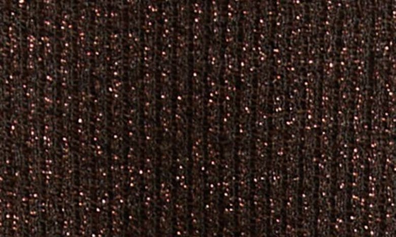 Shop Kiko Kostadinov Deultum Darted Shimmer Rib Top In Sparkle Brown