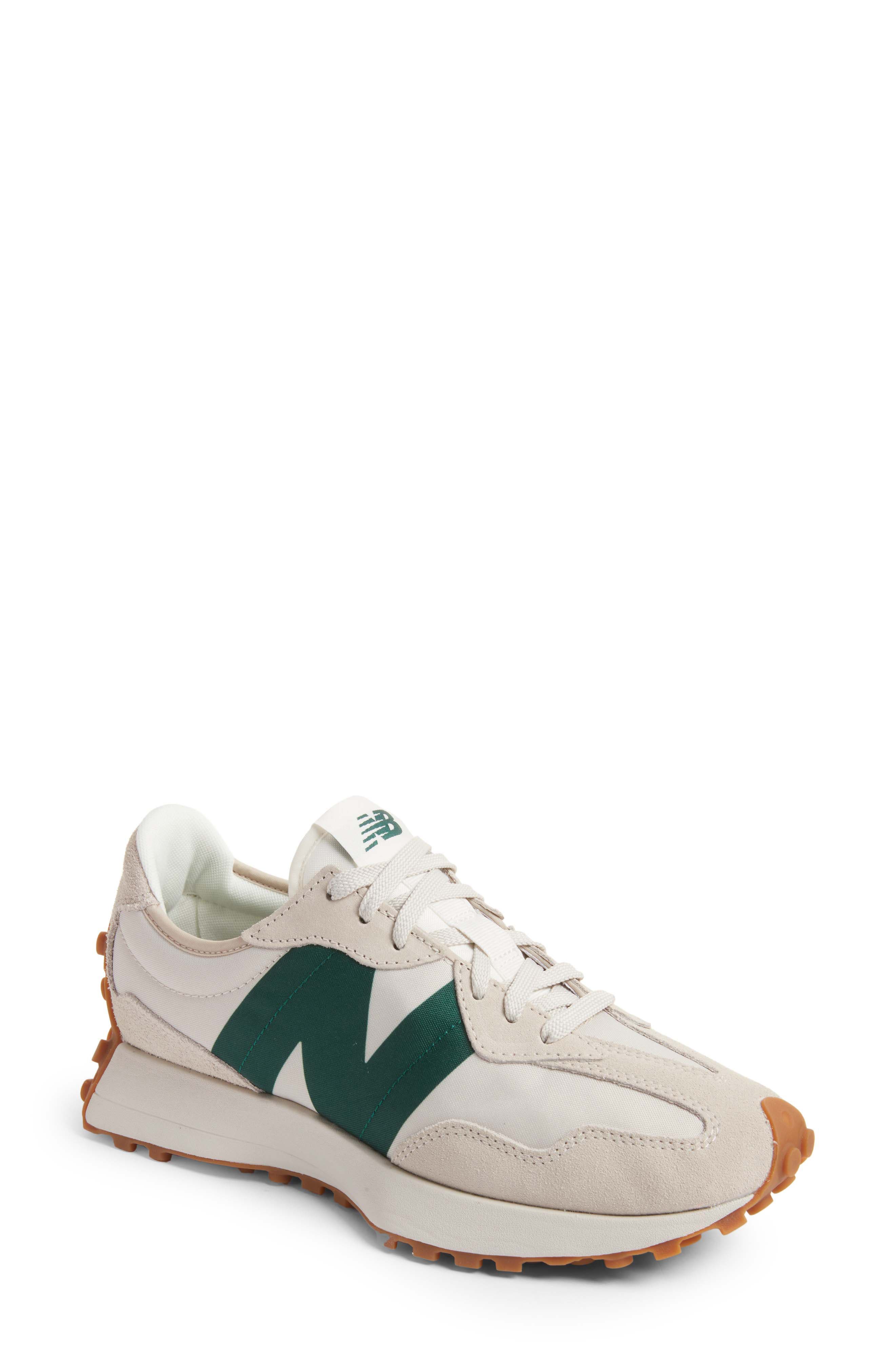 NEW BALANCE 327 Sneaker, Main, color, BEIGE/ GREEN