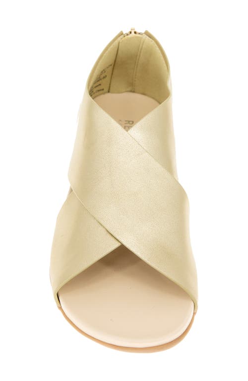 Reaction Kenneth Cole Selena Sandal In Soft Gold