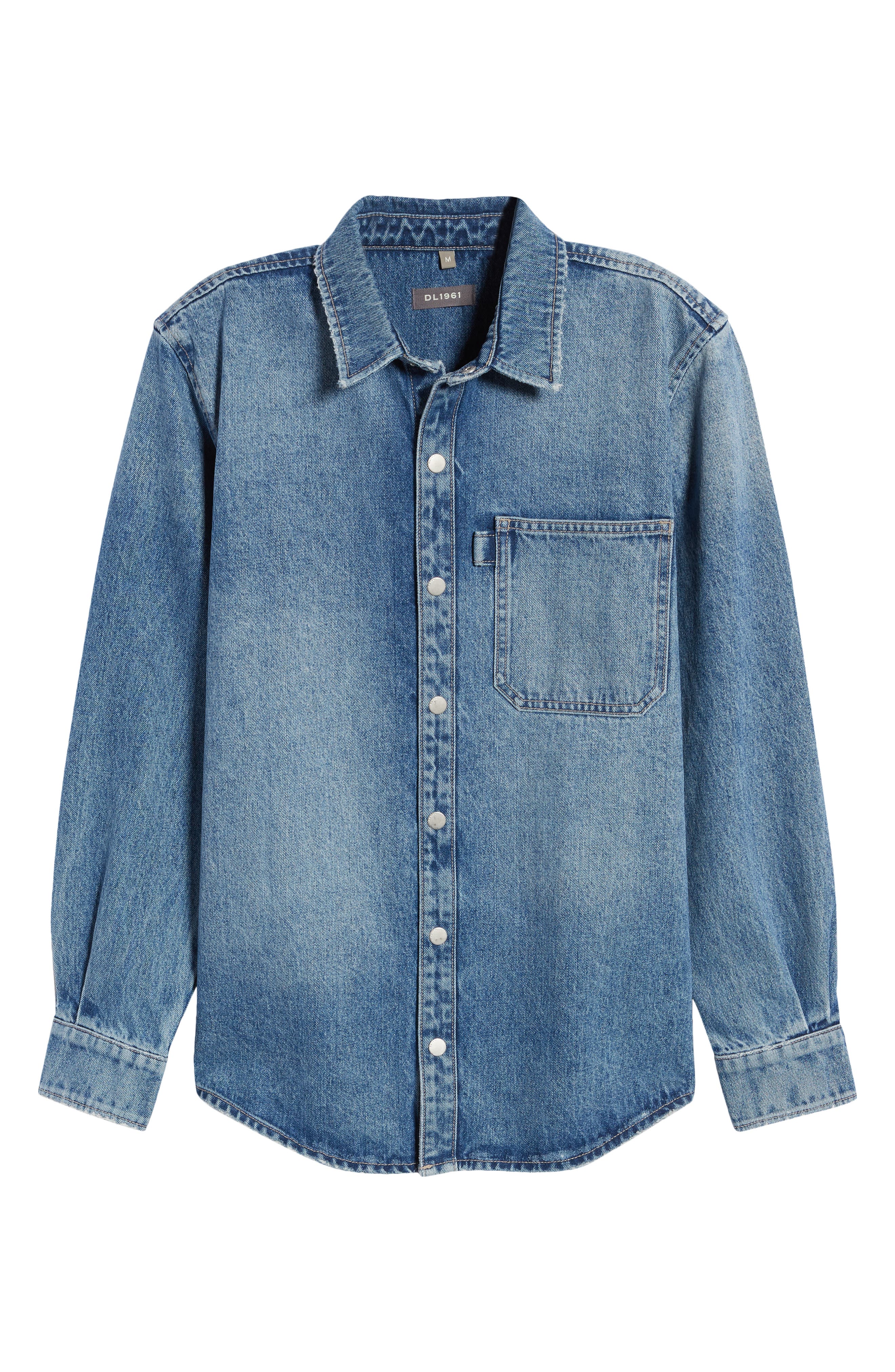 Fashion Blouses Denim Blouses Maison Scotch Denim Blouse blue casual look 