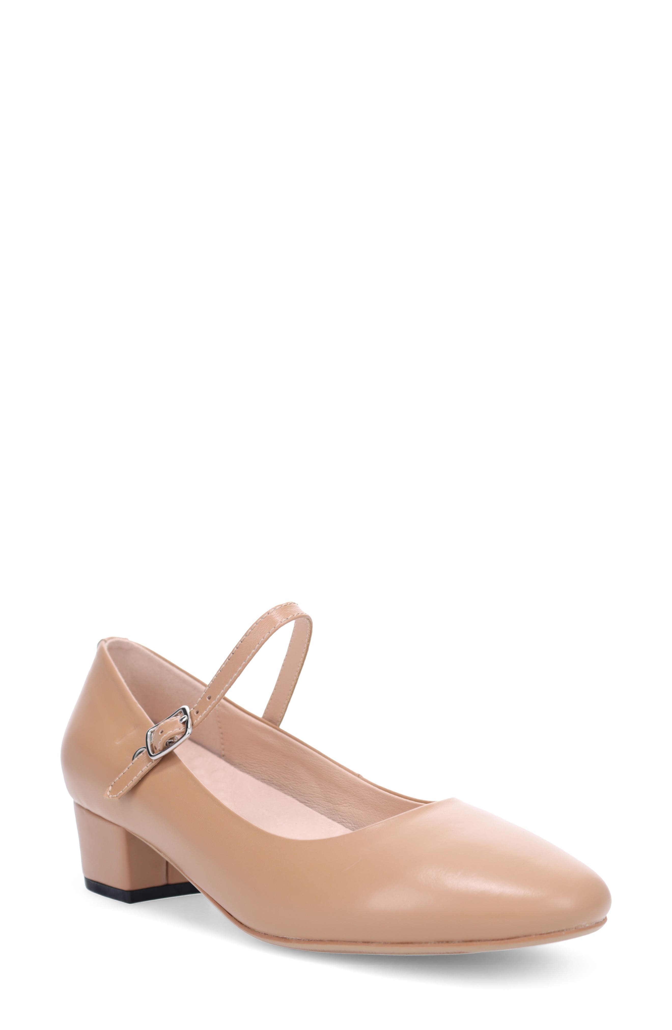 nude mary jane shoes