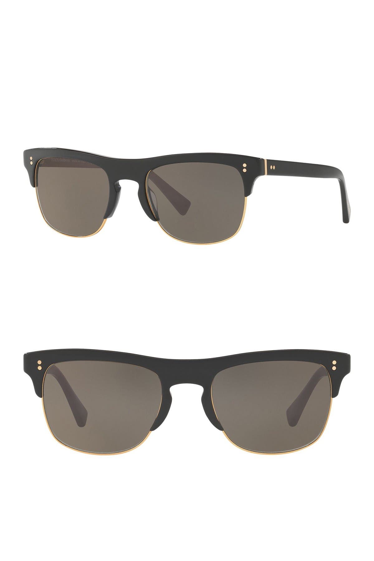 dolce & gabbana 53mm clubmaster sunglasses