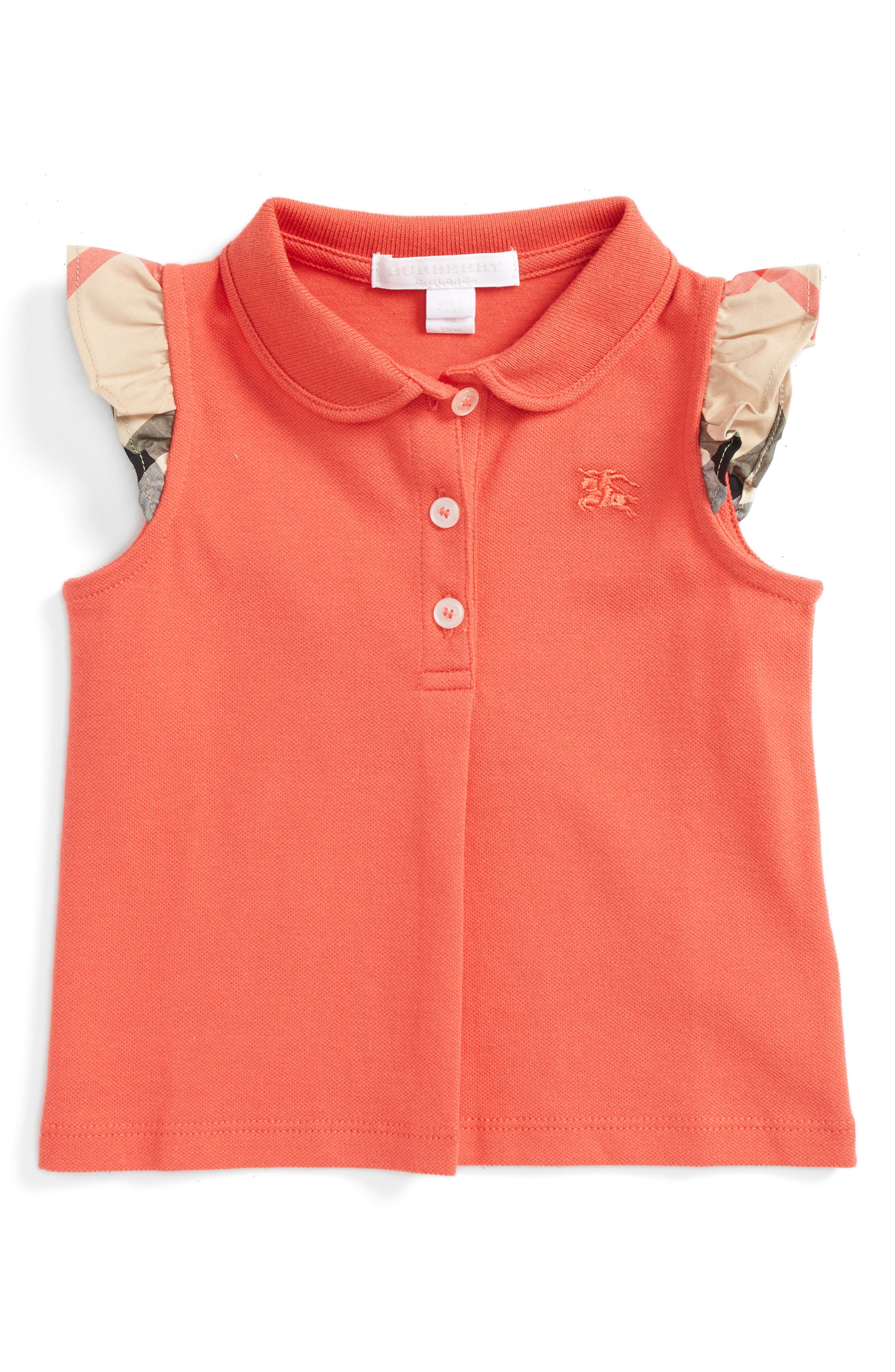 Burberry 'Mini Tia' Sleeveless Polo (Baby Girls) Nordstrom