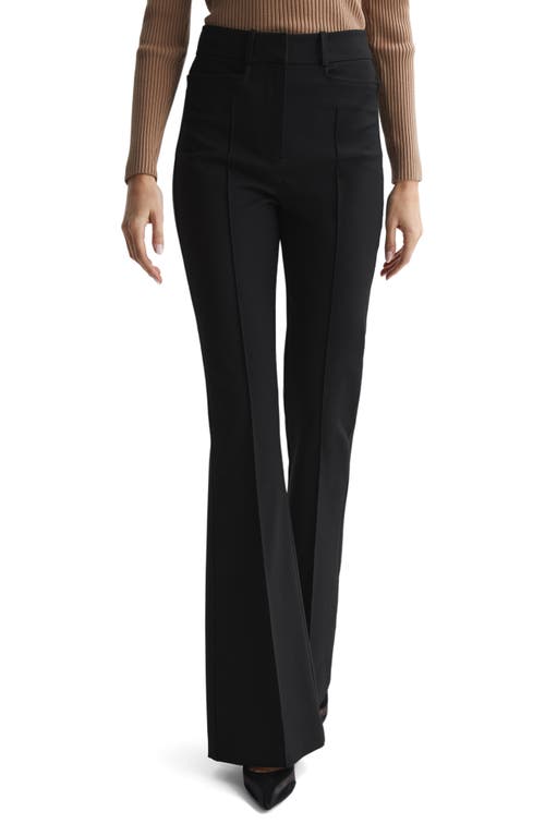 Reiss Dylan Wide Leg Pants in Black