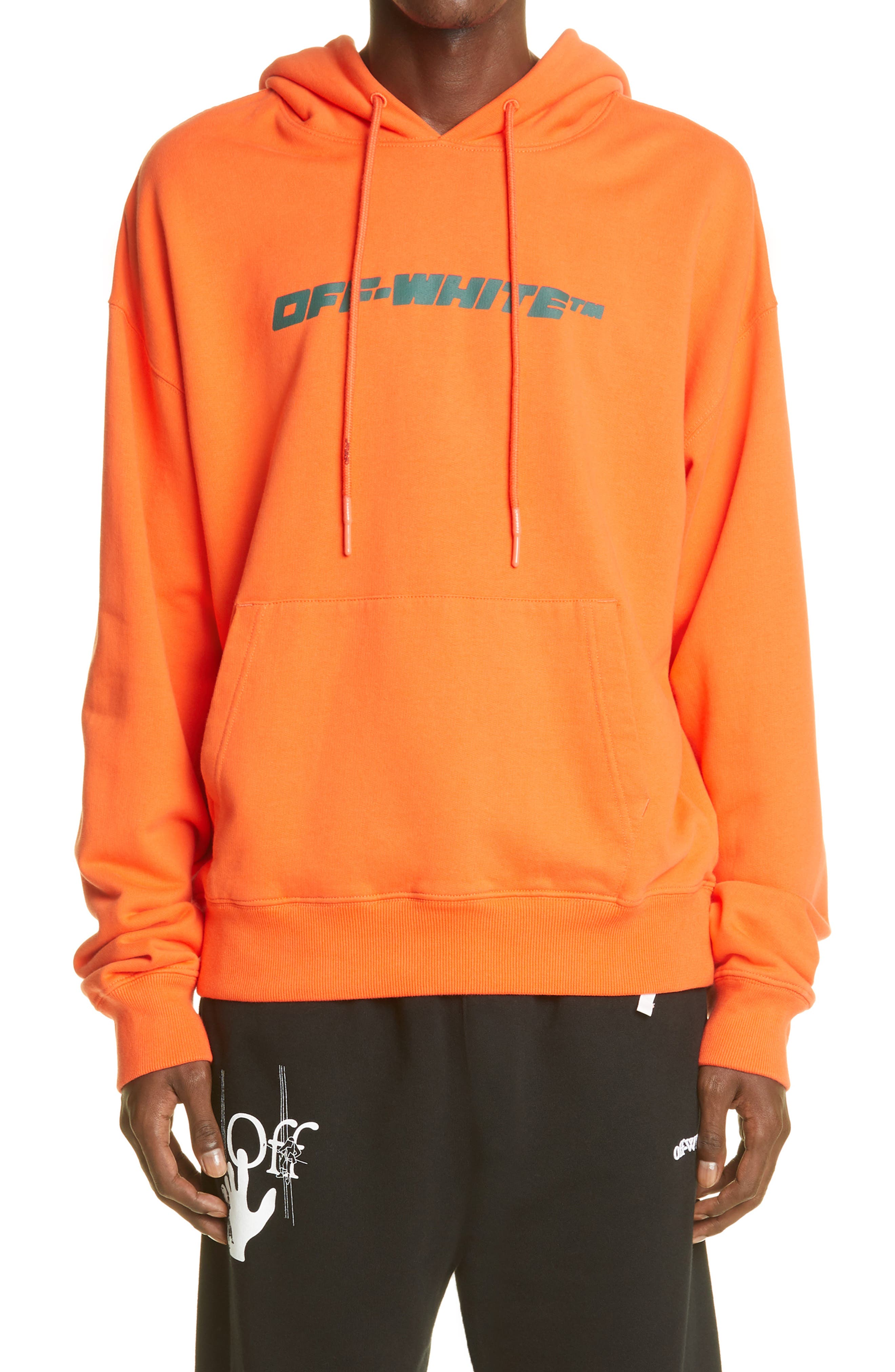 orange hoodie designer