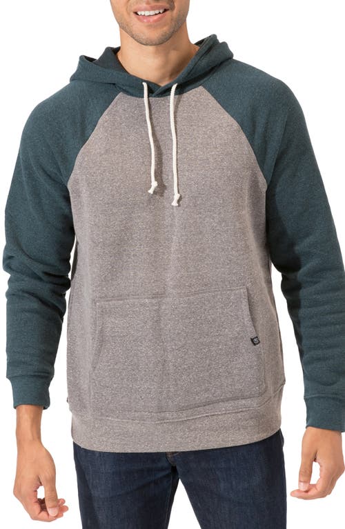 Shop Threads 4 Thought Baseline Hoodie In Heather Grey/heather Mallard