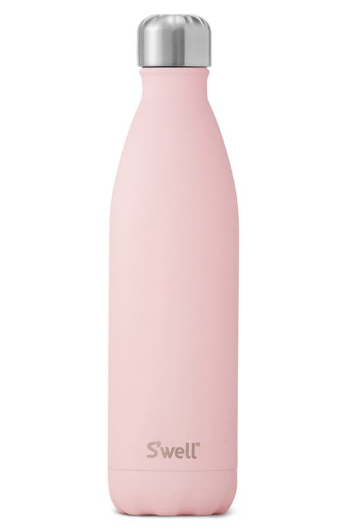 S'Well 25-Ounce Insulated Stainless Steel Water Bottle in Pink Topaz at Nordstrom