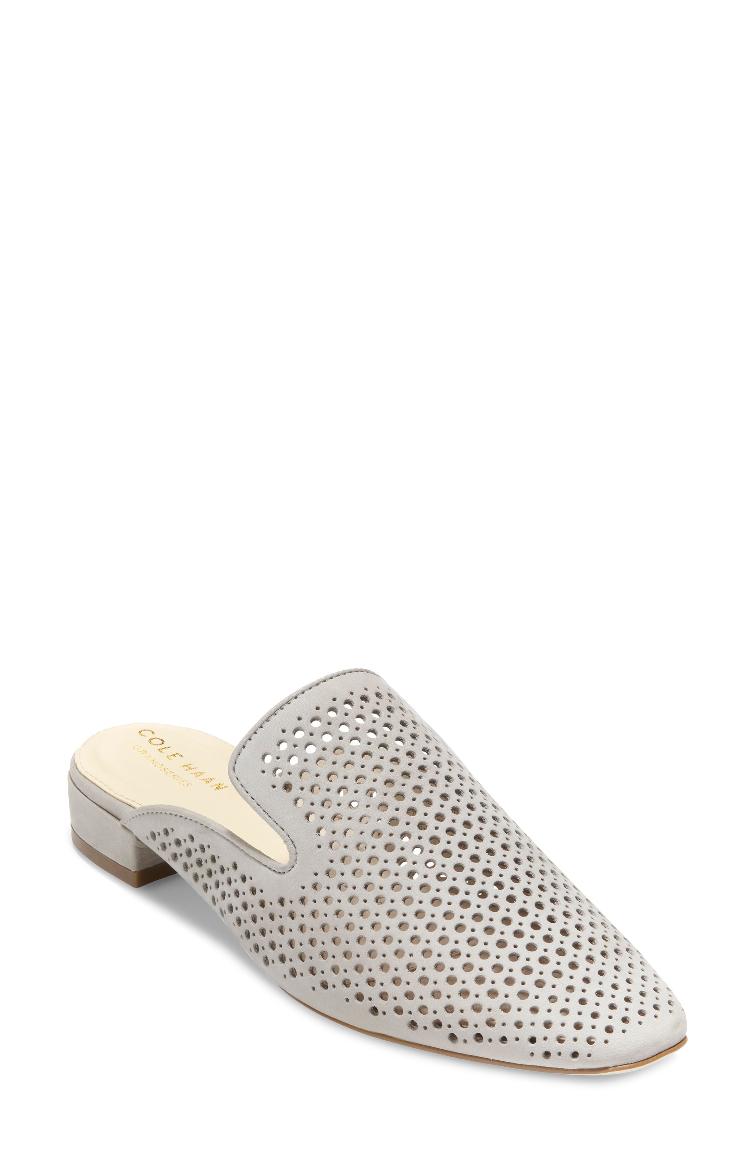 Cole Haan Paula Perforated Loafer Mule 